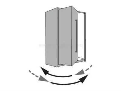 Комплекты складных дверей Hettich комплект фурнитуры wingline l pull to move silent для 1 двери (2 створки), ширина до 1,2м (25кг) правый