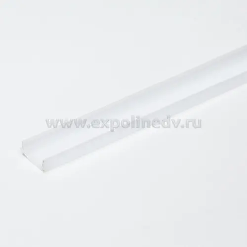 Профиль для светодиодных лент профиль alp001-r 3.0м врезной для led-ленты с рассеивателем, алюминий