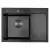 Мойки кухонные Aviva мойка кухонная aviva модель nb6548l, левая, нано черный