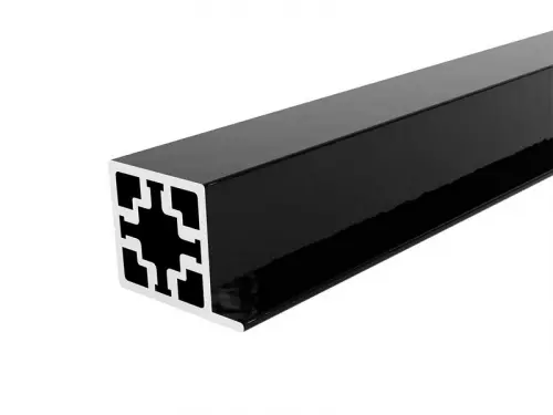 Каркасная система CADRO профиль с бортиком для панели 16мм, 3м, черный, cadro