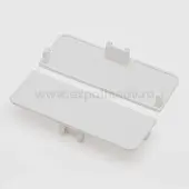 Белый комплект заглушек для с-образного профиля, сплошные, белый пластик